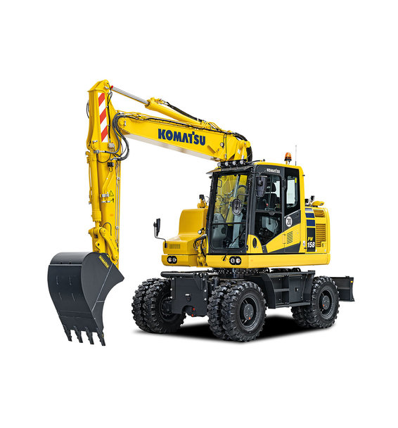 KOMATSU EUROPE PRESENTA IL NUOVO ESCAVATORE GOMMATO PW158-11